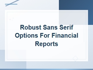 Top Open Source Sans Serif Fonts for Financial Reports